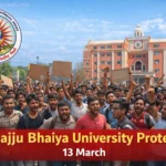 Rajju Bhaiya University Protest